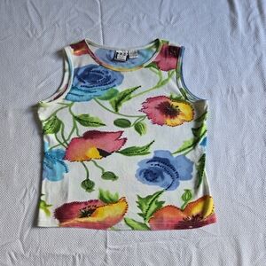 Take Two Clothing Co. Floral Sleeveless Top Tank